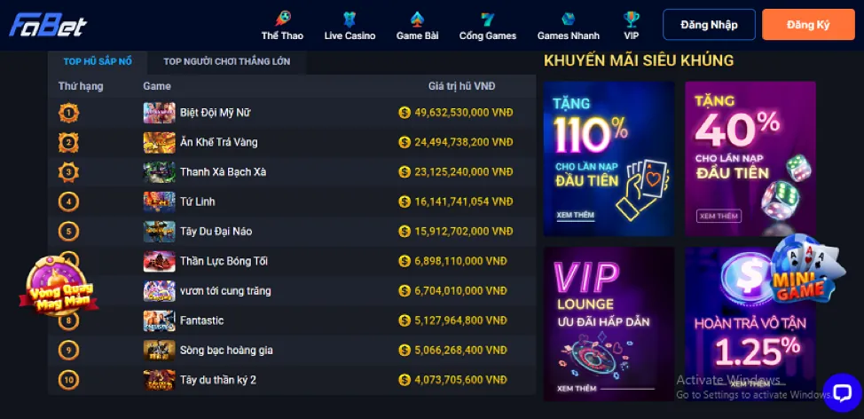 Các phương thức nạp tiền đa dạng tại vipwin777 chính thức